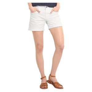 GAP Y2K Vintage Real Straight White Denim Shorts Size 25